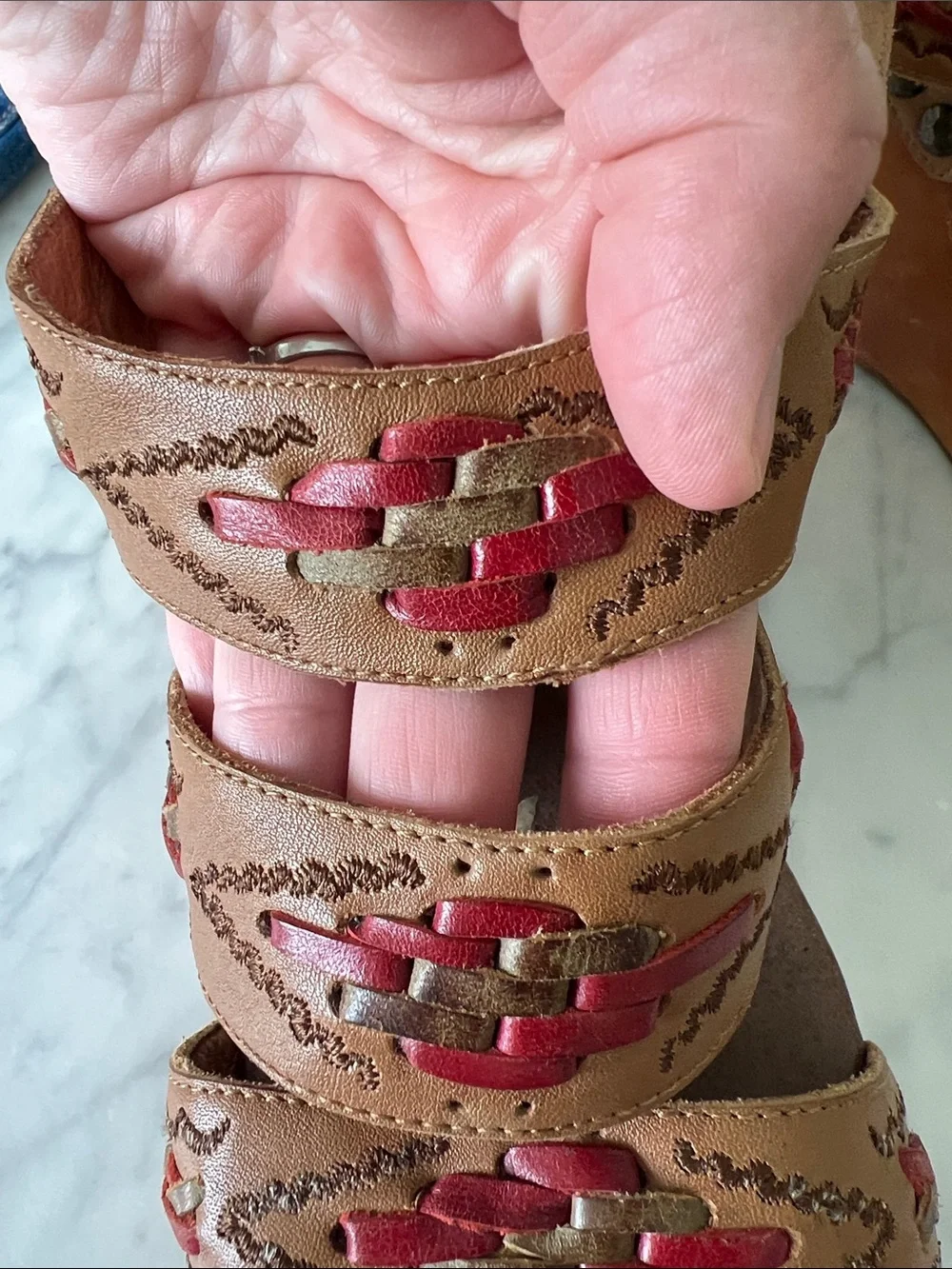 Jeffrey Campbell Leather Hippie Platform